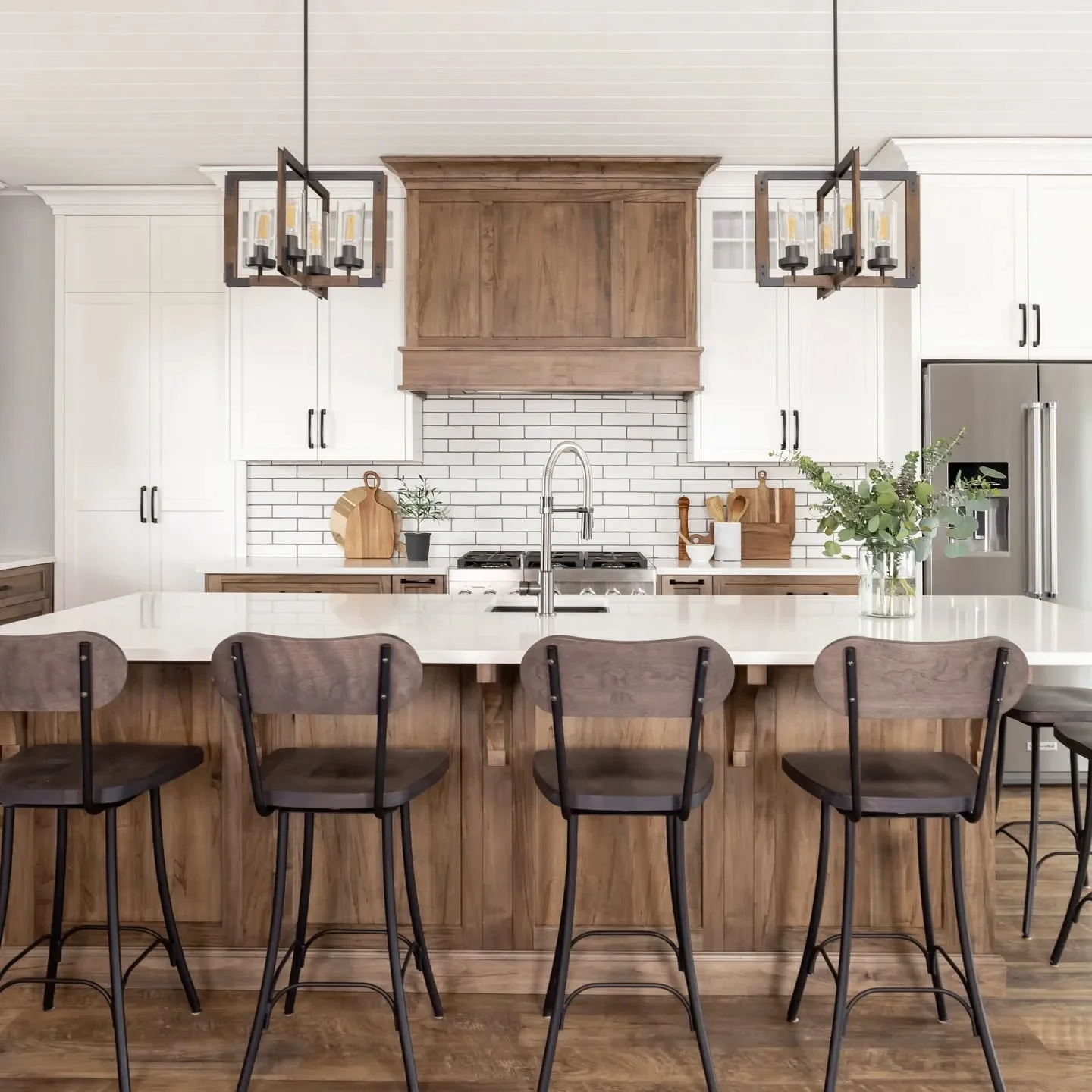 Wormy Maple Kitchen with Granite - Image 1