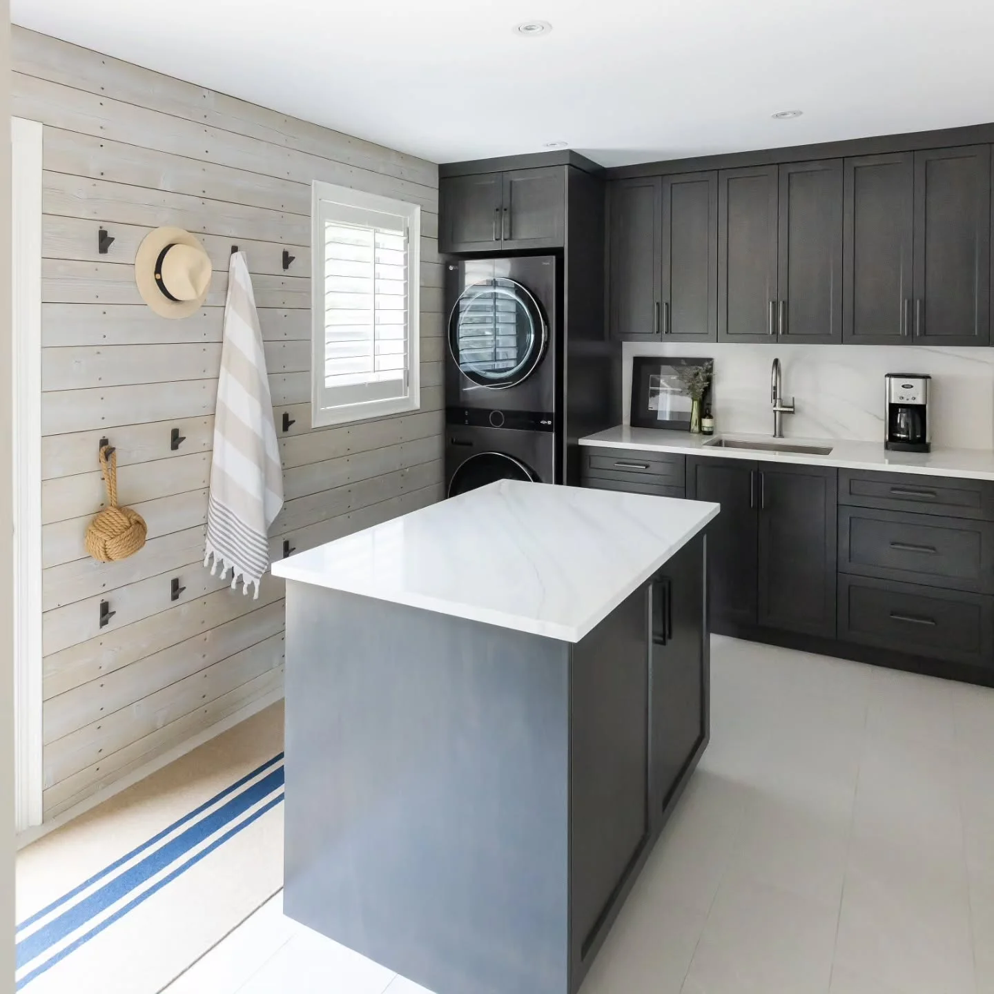 Charcoal Maple Laundry & Craft Room - Image 1