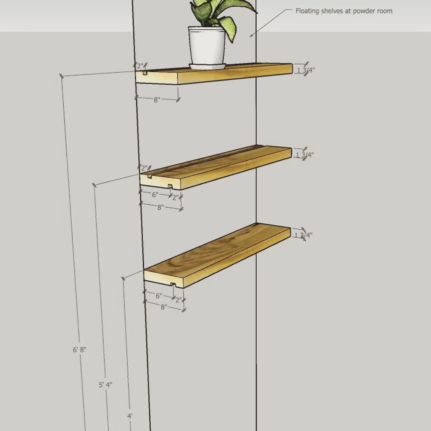 Hemlock Shelf Built-In - Image 2