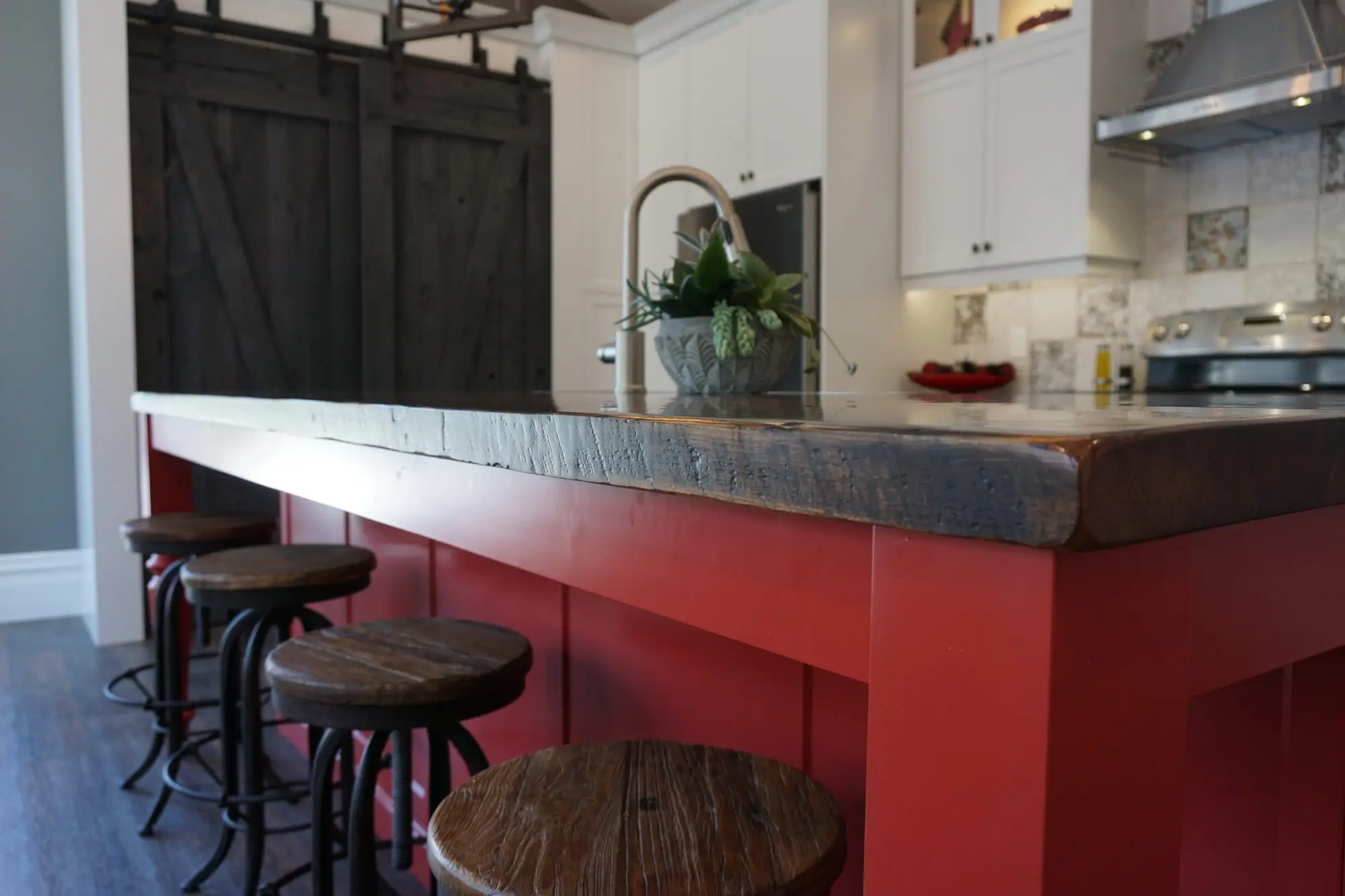 Rustic Hemlock Island Kitchen - Image 5