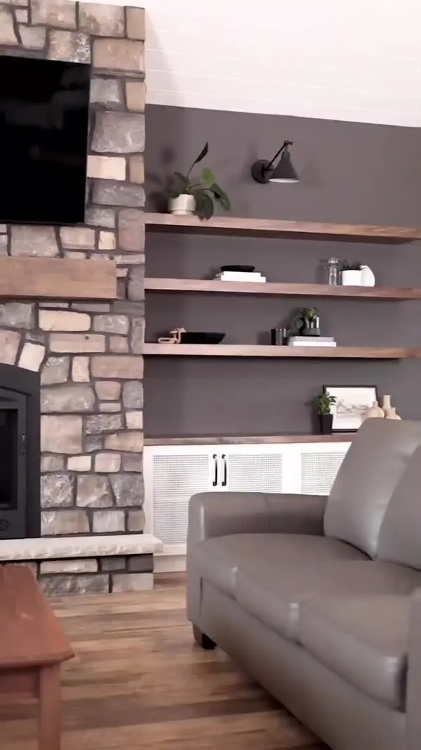 Video thumbnail: Family Room Fireplace Feature
