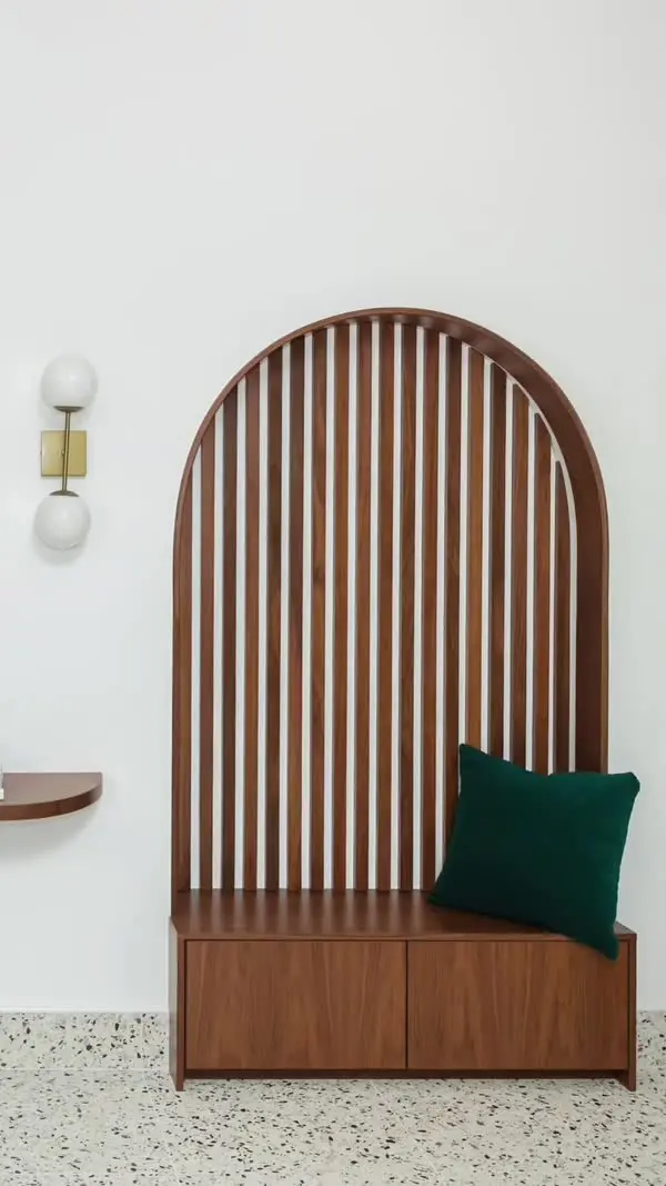 Mudroom with storage and shelf video by Heirlooms Custom Cabinetry